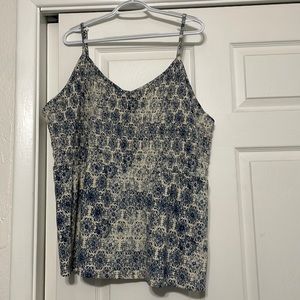 Maurices Blue Medallion Cami Sz. 3